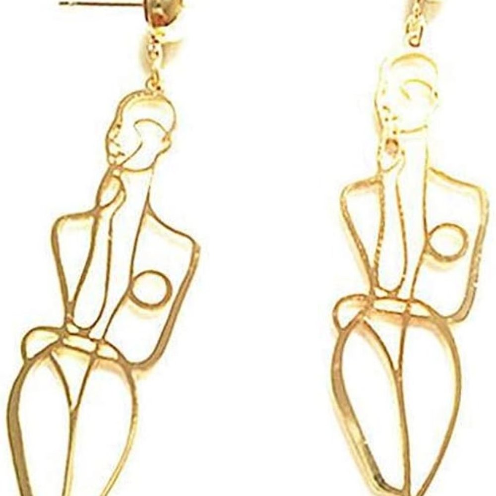 "Celebrate the female form" earrings by Free People - Picture 2 of 6